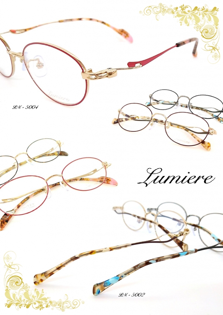 Lumiere ルミエール Lm-5001 チタン 1 レディース眼鏡フレーム