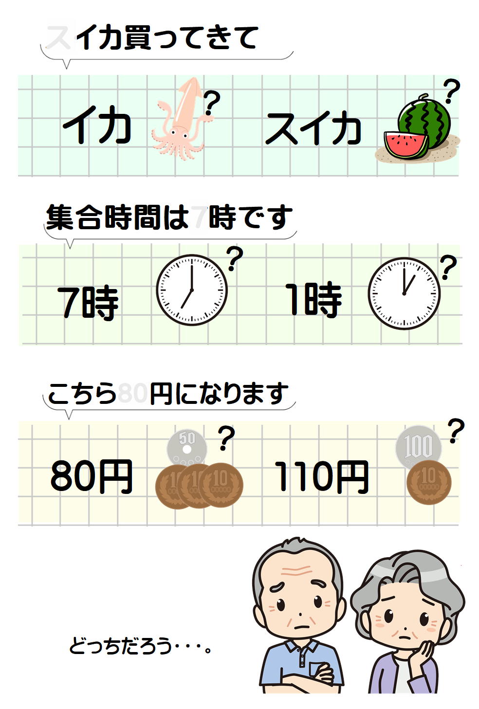 聞き間違え2