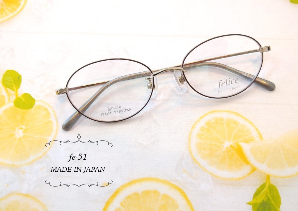 NEW ARRIVAL新品 ブランド フェリス Felice 日本製 眼鏡 メガネ 綺麗 上品 オシャレ レッド 赤色系 かわいい フルリム