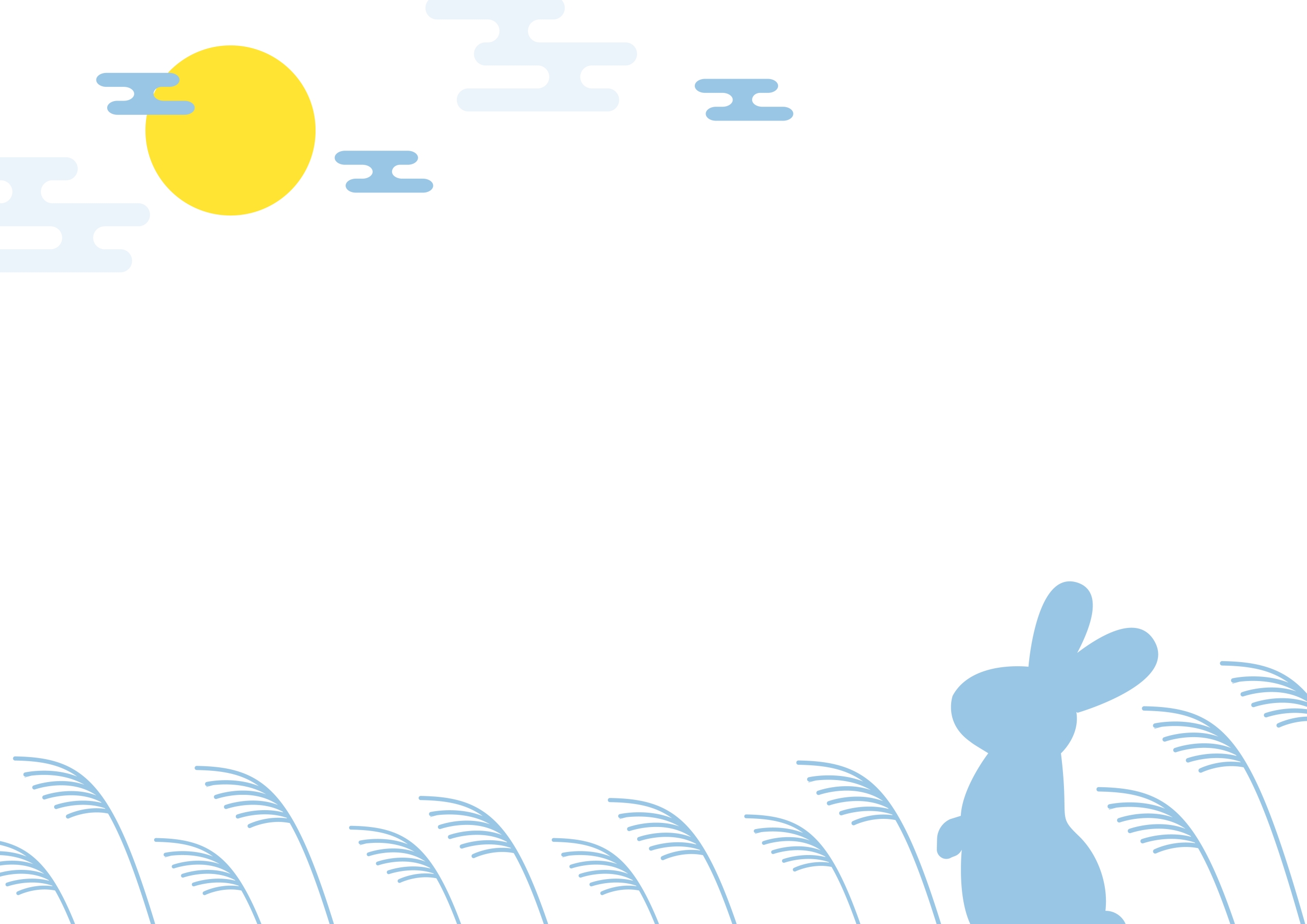 うさぎ月見